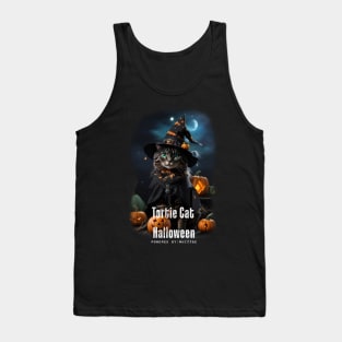 Tortie cat Halloween Tank Top